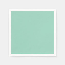 Mooie lichte turquoise effen servetten