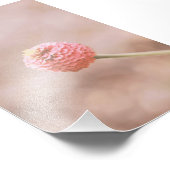 Mooie lichtroze bloem bloesem foto afdruk (Hoek)