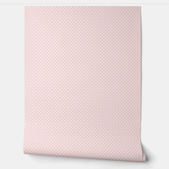 mooie lichtroze effen kleur /patroon behang (Afrollen)