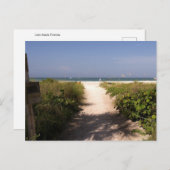 Mooie Lido Beach Florida Post Card Briefkaart (Voorkant / Achterkant)
