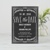 Mooie liefde bespaart de datumkaart save the date (Staand voorkant)