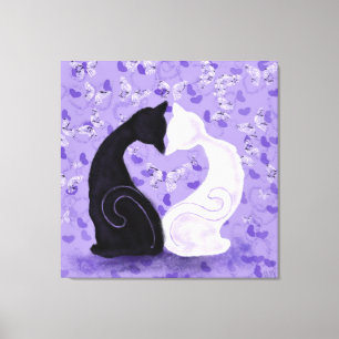 Mooie liefde canvas afdruk