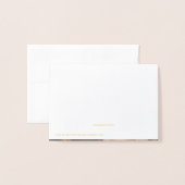 Mooie liefde en Bedankt Weddenschap Foto Dank u Folie Kaarten (Met envelop)