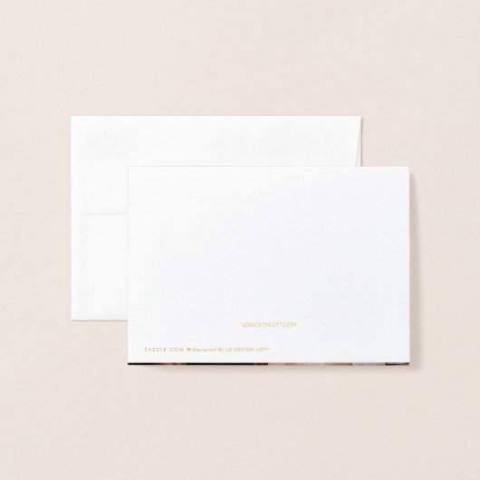 Mooie liefde en Bedankt Weddenschap Foto Dank u Folie Kaarten (Met envelop)