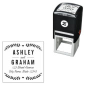 Mooie liefde gepersonaliseerde rubberen stempel (In situ)