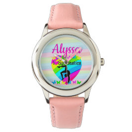 MOOIE LIEFDE GYMNASTIEK VOOR ALTIJD DESIGN HORLOGE