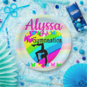 MOOIE LIEFDE GYMNASTIEK VOOR ALTIJD DESIGN PAPIEREN BORDJE (Feest)