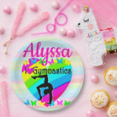 MOOIE LIEFDE GYMNASTIEK VOOR ALTIJD DESIGN PAPIEREN BORDJE (Feest)