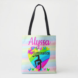 MOOIE LIEFDE GYMNASTIEK VOOR ALTIJD DESIGN TOTE BAG