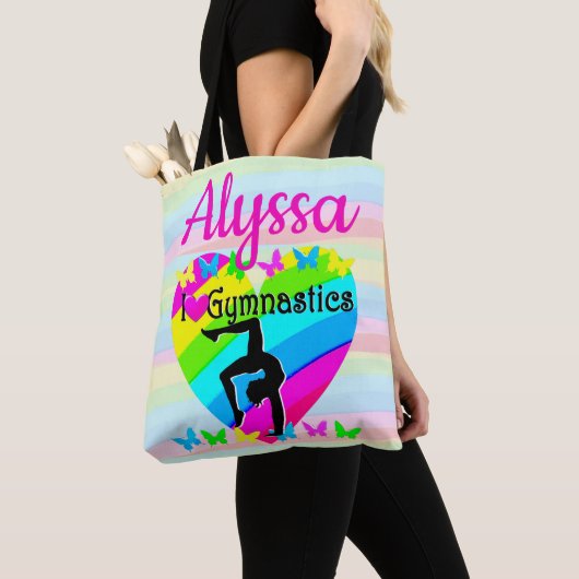 MOOIE LIEFDE GYMNASTIEK VOOR ALTIJD DESIGN TOTE BAG (Dichtbij)