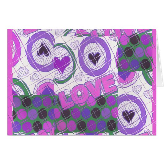 Mooie liefde hart motief art print (Voorkant Horizontaal)