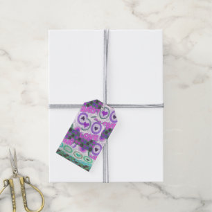 Mooie liefde hart motief art print cadeaulabel