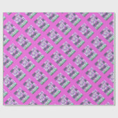 Mooie liefde hart motief art print cadeaupapier (Vlak)