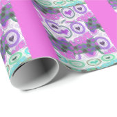 Mooie liefde hart motief art print cadeaupapier (Rol Hoek)