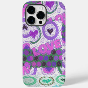 Mooie liefde hart motief art print Case-Mate iPhone 14 pro max hoesje