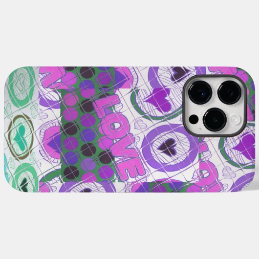 Mooie liefde hart motief art print Case-Mate iPhone case (Achterkant (horizontaal))