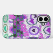 Mooie liefde hart motief art print Case-Mate iPhone case (Achterkant (horizontaal))