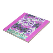 Mooie liefde hart motief art print tegeltje (Zijkant)