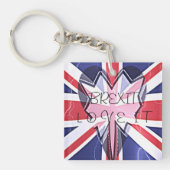 Mooie Liefde Hart UK Amazing Pattern Art Design Sleutelhanger (Voorkant)