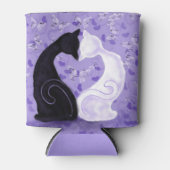 Mooie Liefde Koelbox met Kat Paar Blikjeskoeler (Voorkant)