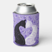 Mooie Liefde Koelbox met Kat Paar Blikjeskoeler (Blikje Achterkant)