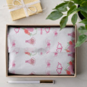 Mooie liefde met hoogten en Rozen die Pa ompakken Tissuepapier (Geschenk)