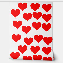 Mooie Liefde rood hart wallpaper Behang