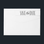 Mooie liefde Save the Date Wraparound Label<br><div class="desc">Ontwerp © Berry Berry Sweet { www.berryberrysweet.com}. Overeenkomende kaarten beschikbaar.</div>