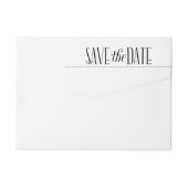 Mooie liefde Save the Date Wraparound Label (Achterkant)