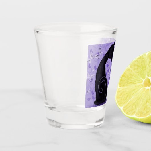 Mooie Liefde Shot Glas Kat Koppel (Links)