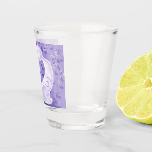 Mooie Liefde Shot Glas Kat Koppel (Rechts)