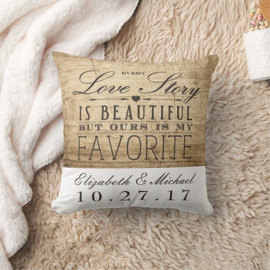 Mooie Liefde Verhaal Bruiloft Jubileum Kussen (Deken)