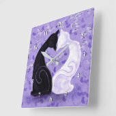 Mooie liefde vierkante klok (Hoek)