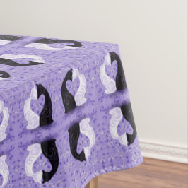 Mooie liefde - voeg uw foto / tekst / naam toe - tafelkleed