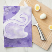 Mooie liefde - voeg uw foto / tekst / naam toe theedoek (Quarter Fold)