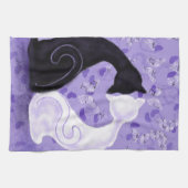 Mooie liefde - voeg uw foto / tekst / naam toe theedoek (Horizontaal)