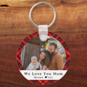 Mooie liefde voor moeder foto's en tekst sleutelhanger (Voorkant)