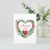 Mooie Liefdeskrans Italiaanse kleuren Briefkaart (Staand voorkant)
