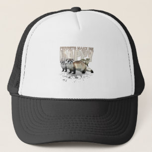 Mooie Liefhebber Van Fretten Citaat Gewoon Huisdie Trucker Pet