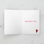 Mooie lieflijke gedichten Moederdag Kaart (Binnen)