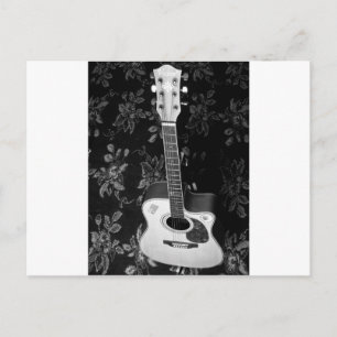 Mooie Lieve Gitaar Afrikaans Grijswaarden Motief K Briefkaart