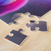 Mooie lieve kleurrijke Schattigee lama Legpuzzel (Zijkant)