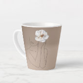 Mooie lijnen, Magnolia Latte Mok (Linkerhoek)
