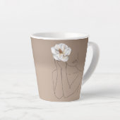 Mooie lijnen, Magnolia Latte Mok (Rechterhoek)