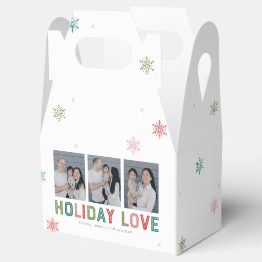 Mooie lijnen Vakantie Feest Favoriete Boxen Bedankdoosjes (Geopend)