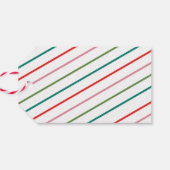 Mooie lijnen Vakantiefoto Kerstcadeau Tags Cadeaulabel (Achterkant Horizontaal)