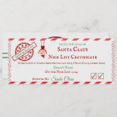 Mooie Lijst Certificaat Feestdagenkaart (Voorkant / Achterkant)