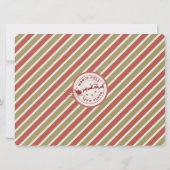 Mooie Lijst Certificaat van de Kerstman Kaart (Achterkant)