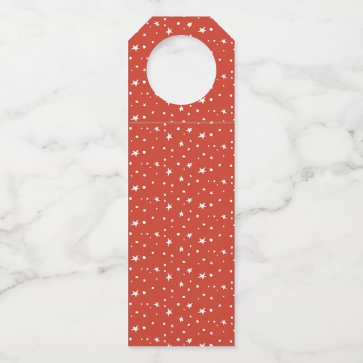 Mooie lijst grappige beweringen met kerstflesjes L Flessenhanger (Achterkant)