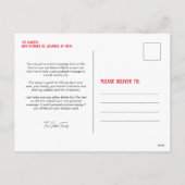 Mooie lijst leuke, grappige kerstfoto feestdagenkaart (Achterkant)